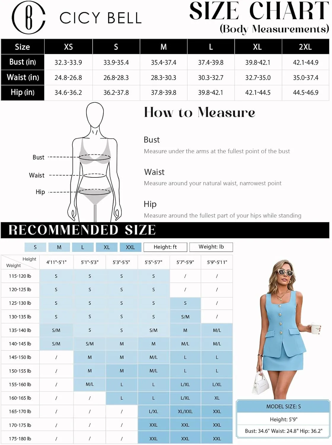 Cicy Bell Womens Summer 2 Piece Outfits Sleeveless Scoop Neck Fitted Blazer Vest Matching Set Mini Skirt Short Suit Work Sets