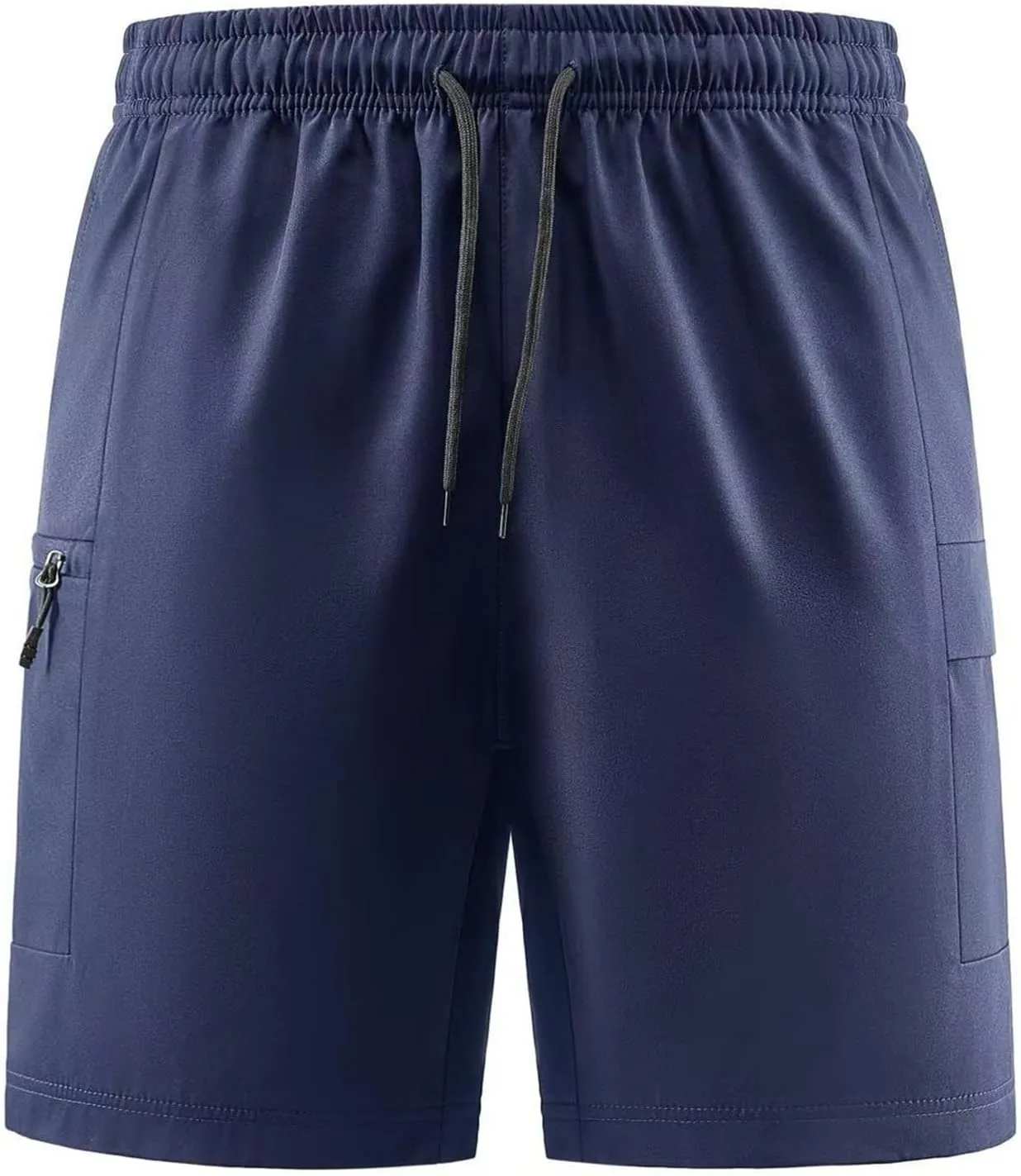 Mens Summer Cargo Shorts Stretch Drawstring Joggers Shorts Lightweight Quick Dry Water-Resistant Pants with Pockets