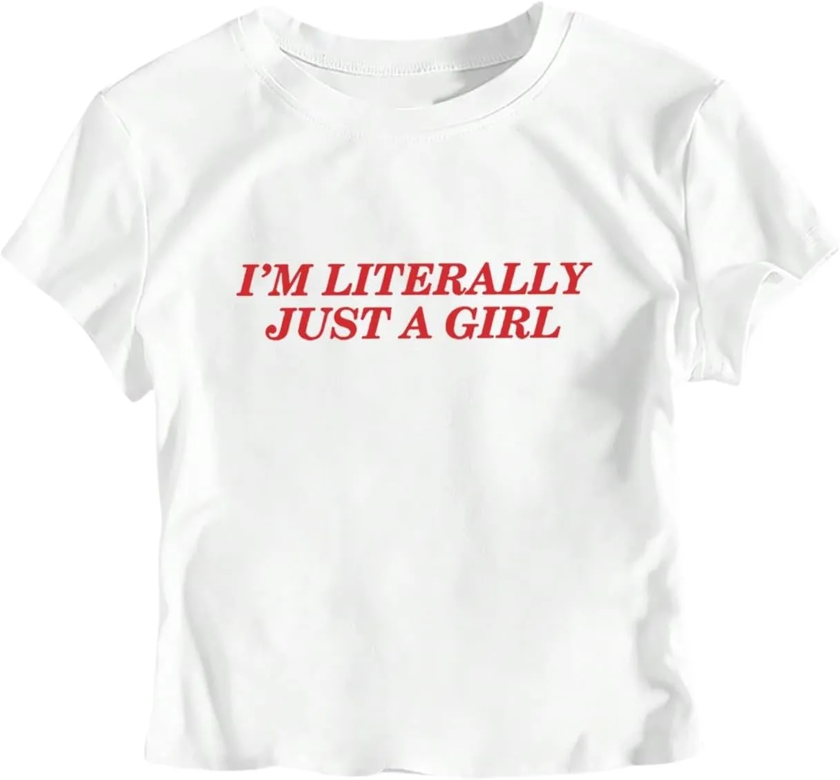 SOLY HUX Women's Baby Tees for Women Y2K Graphic Tops Letter Print Short Sleeve Crop Tops 90s T-Shirt Vintage Outfit