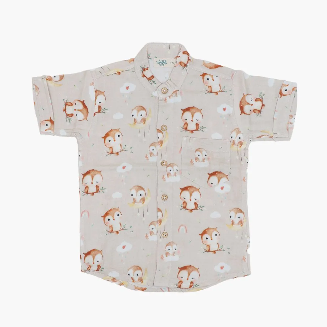 Wintertime Wonders - Muslin Top and Shorts for kids